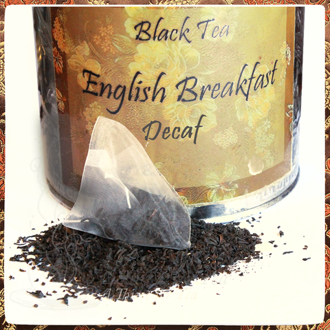 English Breakfast Decaf Black Tea in Pyramid Tea Sachets