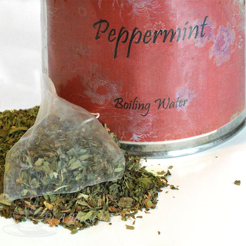 Peppermint, Organic Herbal Tea in Pyramid Tea Sachets