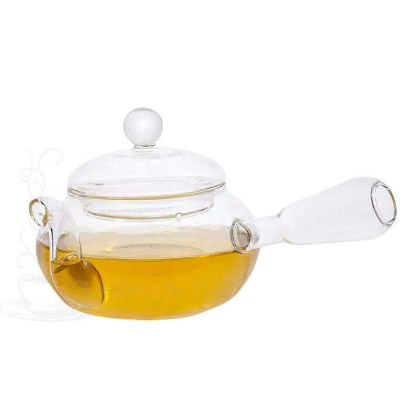 Glass Kyusu Teapot with Glass Infuser