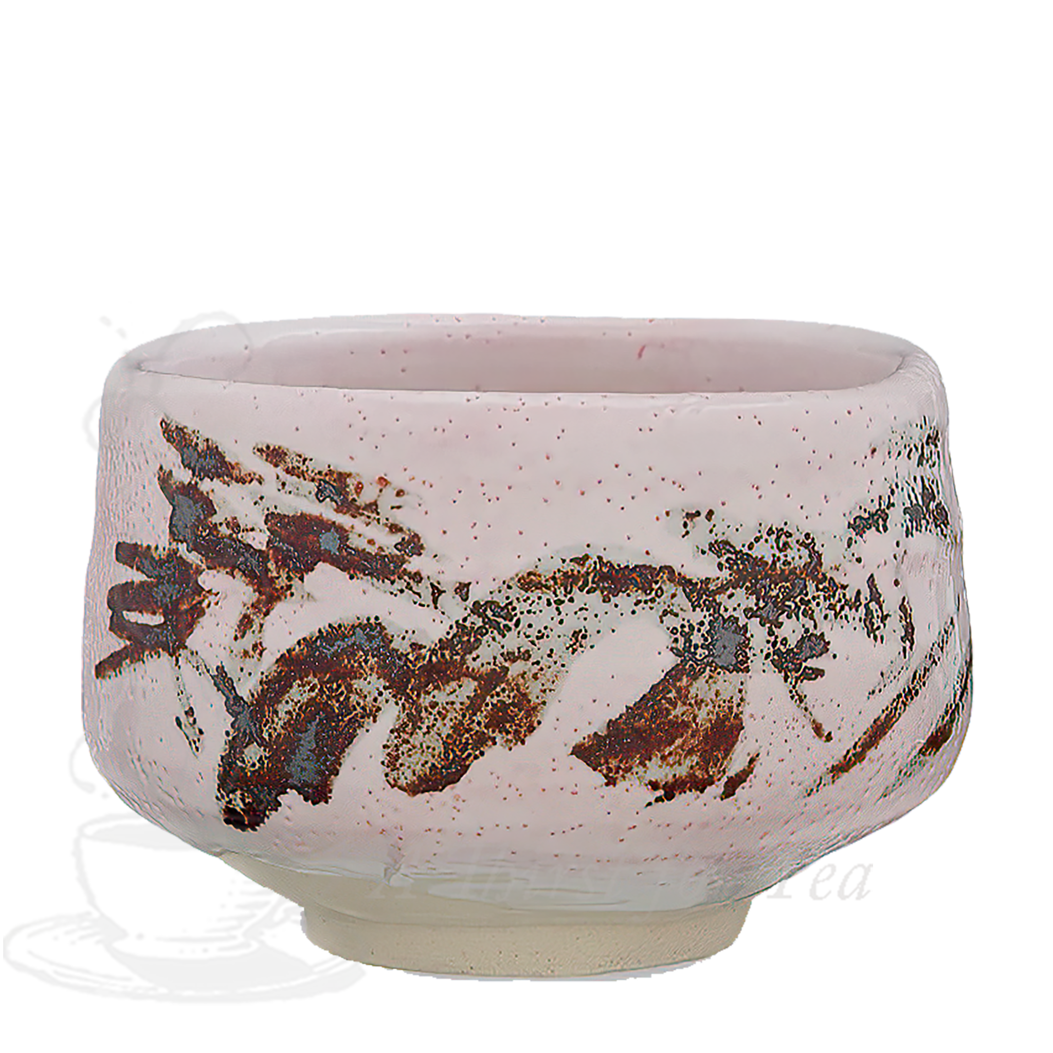 sakurawanwanwan'shop Sakura Shino Chawan, Japanese Matcha Bowl