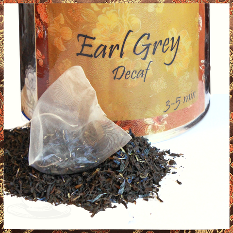 Earl Grey Decaf Black Tea in Pyramid Tea Sachets