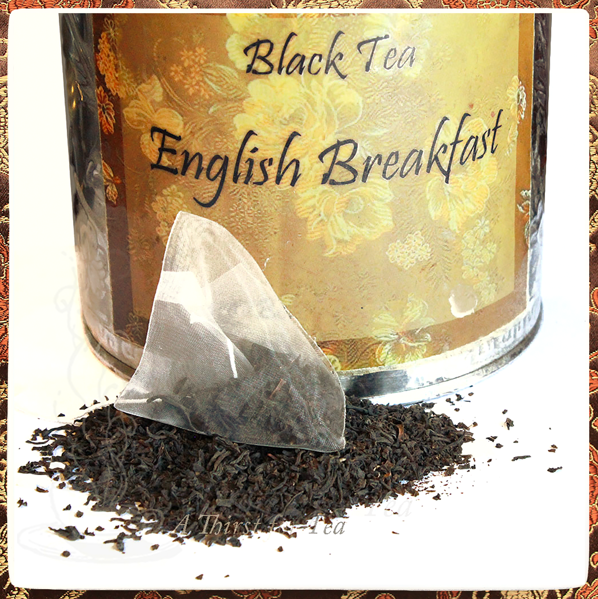English Breakfast Organic Black Tea Pyramid Tea Bags