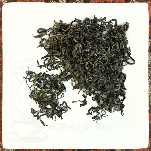 Ganesha Organic Green Tea dry leaves