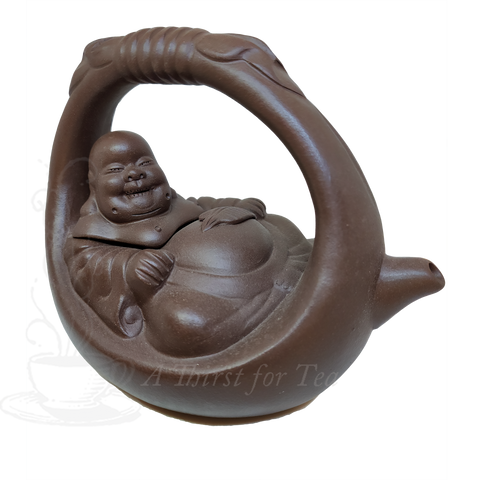 Laughing Buddha 27-oz Yixing Teapot