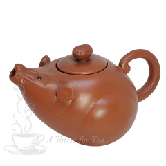 Little Ratty 7-oz Yixing Teapot, Zisha Purple Clay Teapot