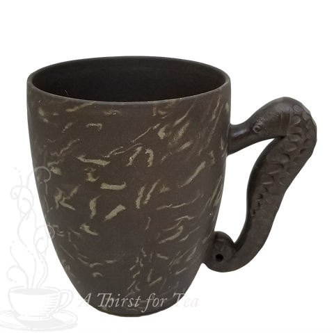 Yixing Mug, Seahorse Handle